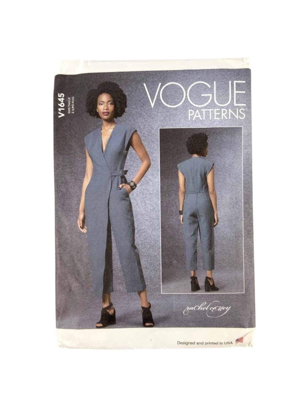 Vogue Patterns V1645 Misses Advanced Jumpsuit Sewing Pattern XS-XL Wrap Style